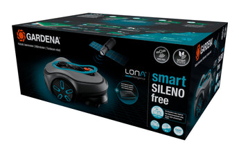 Gardena SILENO free rajalangaton robottiruohonleikkuri pakkaus