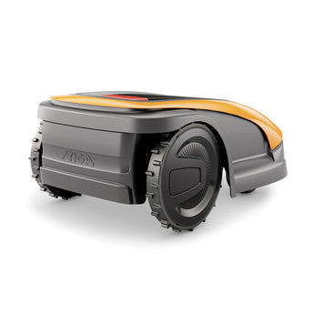 Stiga A750 rajalangaton robottiruohonleikkuri takaa