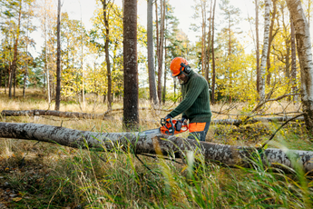 Husqvarna 435i Akkusaha Käytössä