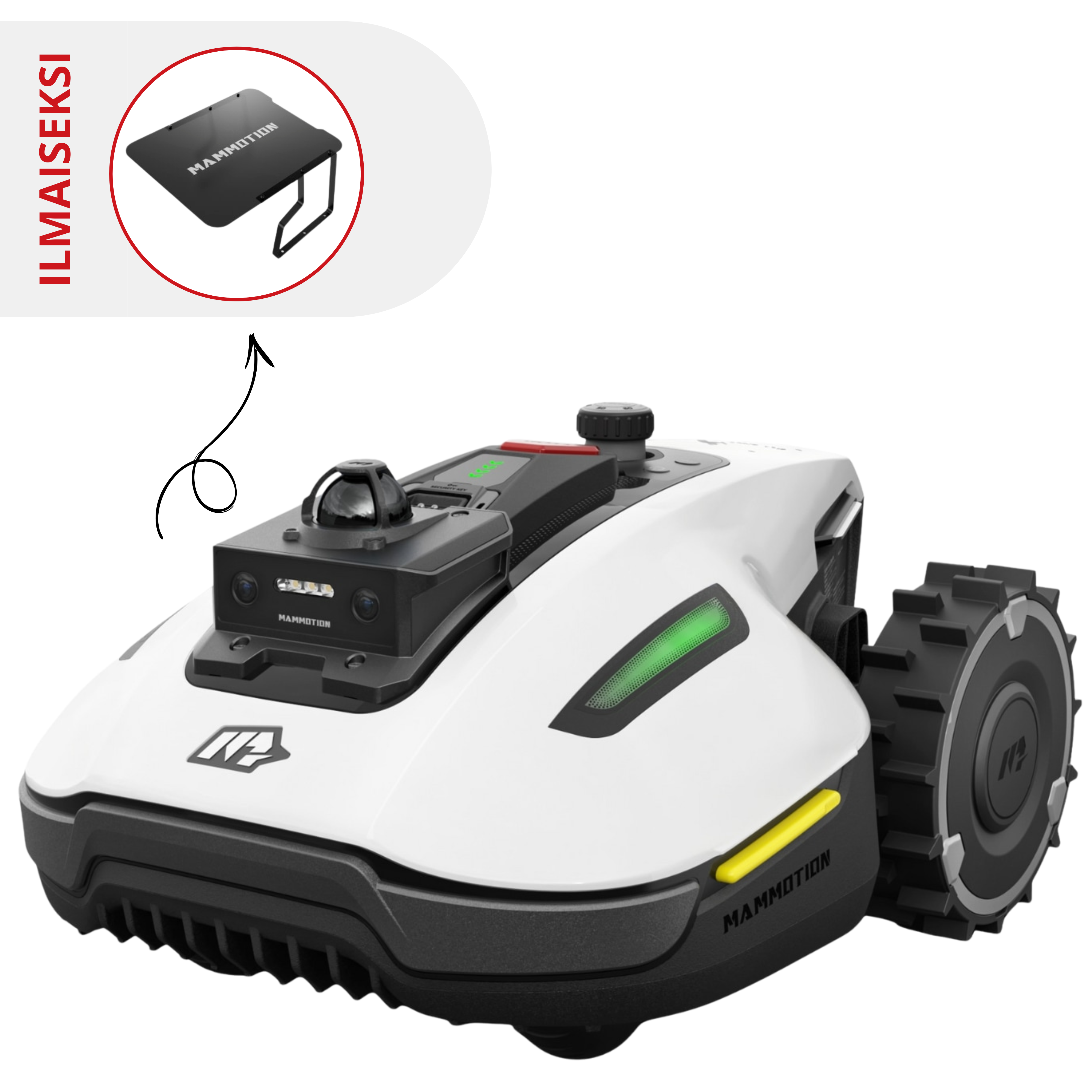 Mammotion Yuka Mini 2 1000 vision & LiDAR robottiruohonleikkuri