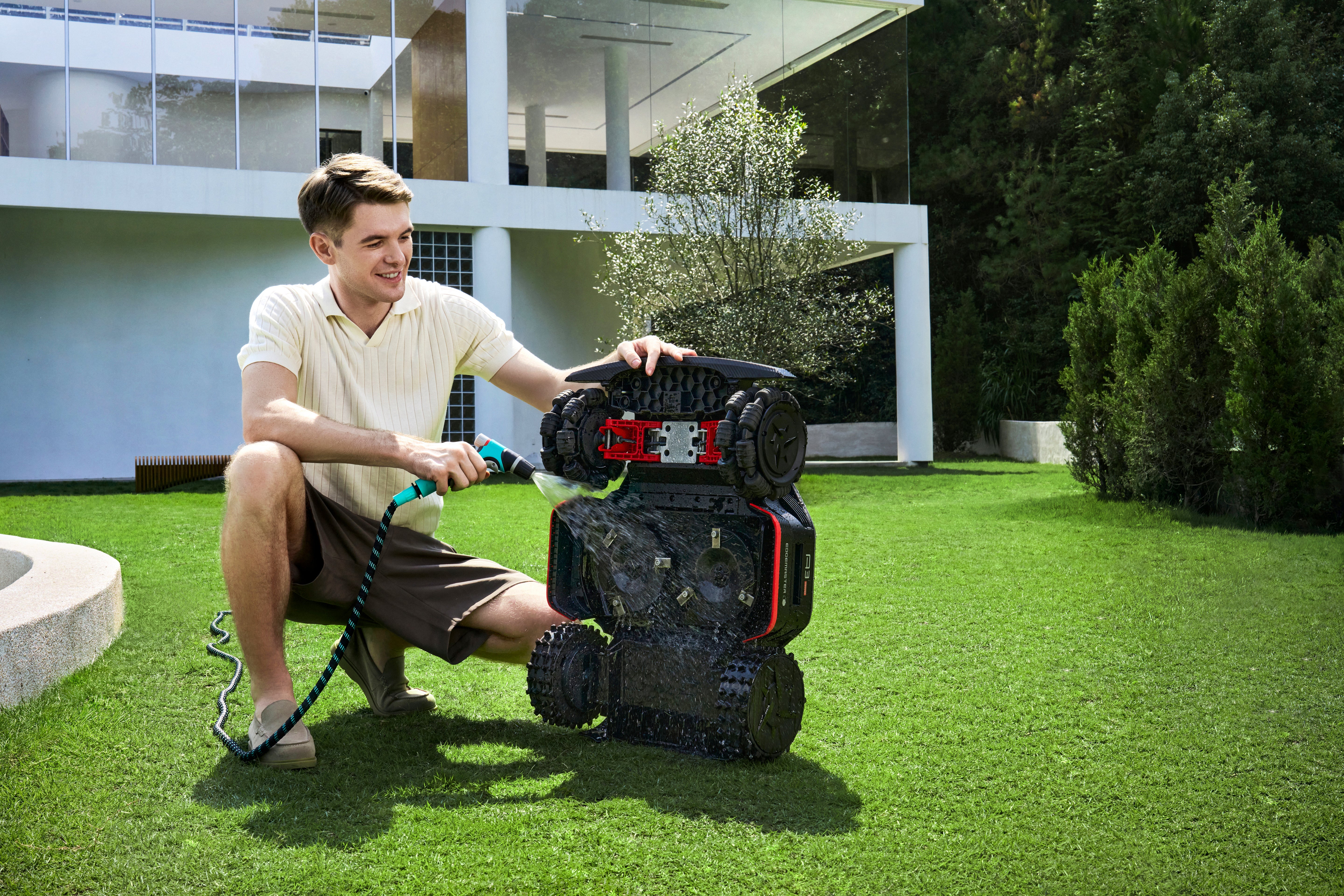 Dreame A3 AWD Pro robottiruohonleikkuri puhdistus