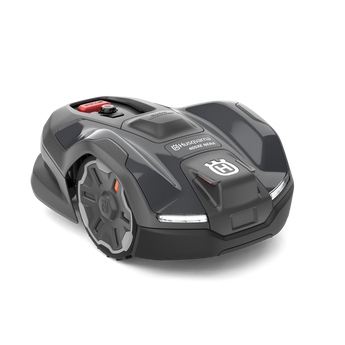 Husqvarna Automower 405XE Nera robottiruohonleikkuri rajalangattomalla teknologialla sivusta