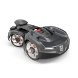 Husqvarna Automower 435 X AWD Nera robottiruohonleikkuri edesta