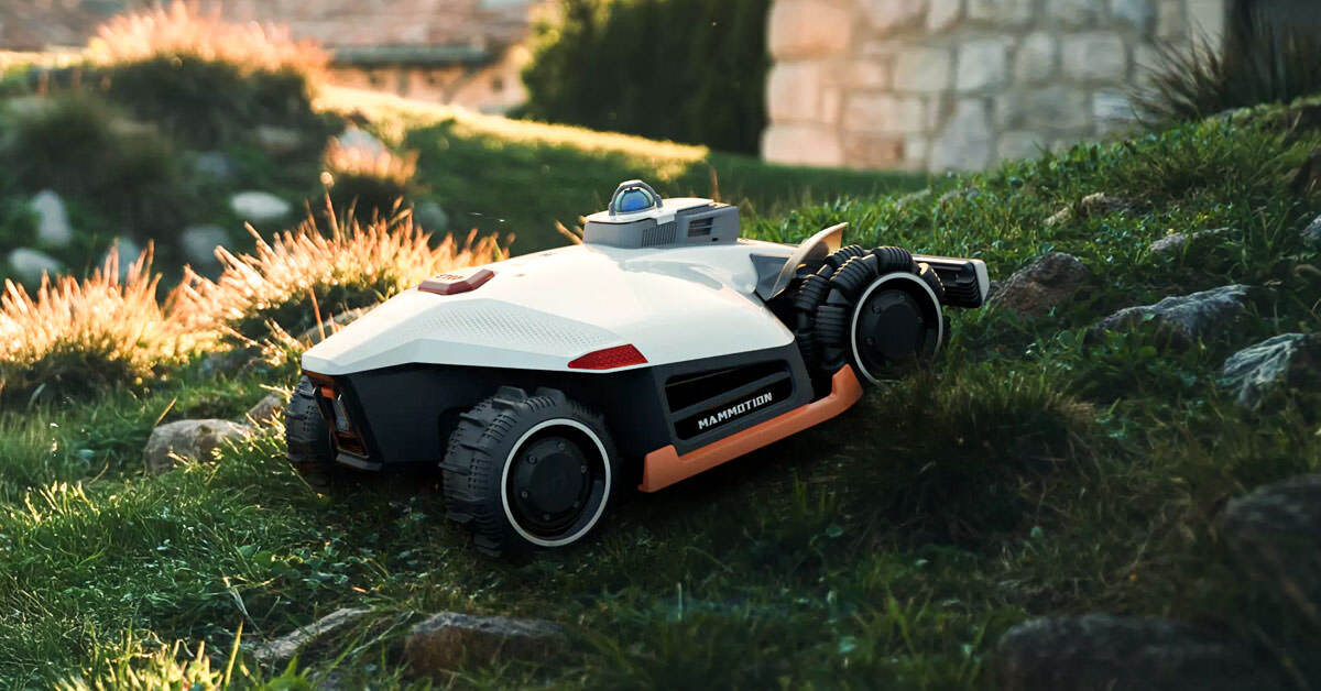 Mammotion Luba 3 AWD LiDAR & RTK robottiruohonleikkuri vaikeassa maastossa