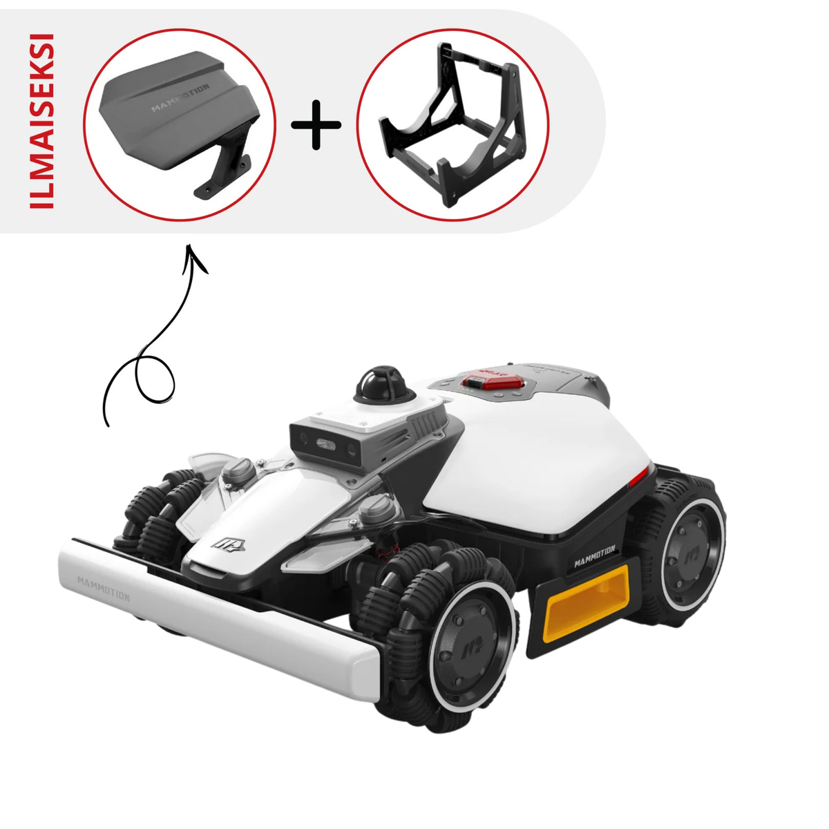 Mammotion Luba mini 2 AWD 1500 LiDAR & vision robottiruohonleikkuri