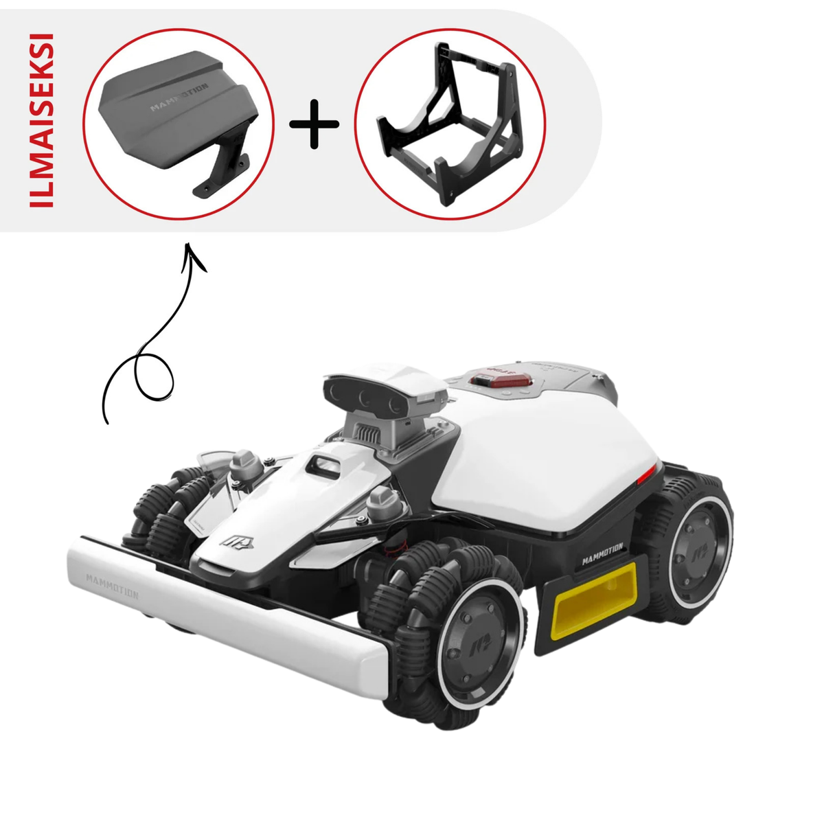 Mammotion Luba mini 2 AWD 1000 robottiruohonleikkuri