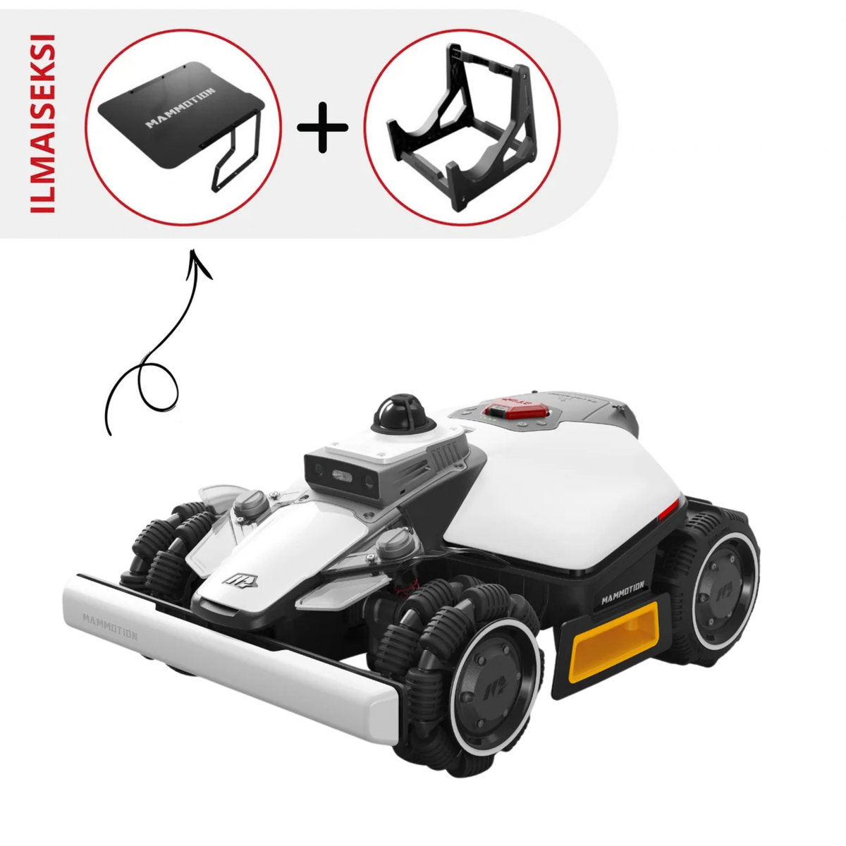 Mammotion Luba mini 2 AWD 1500 LiDAR & vision robottiruohonleikkuri