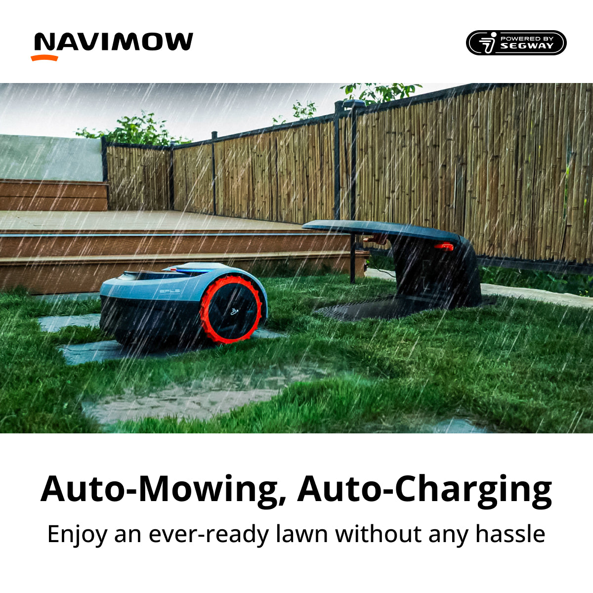 Segway Navimow i105E robottiruohonleikkuri automaattinen lataus
