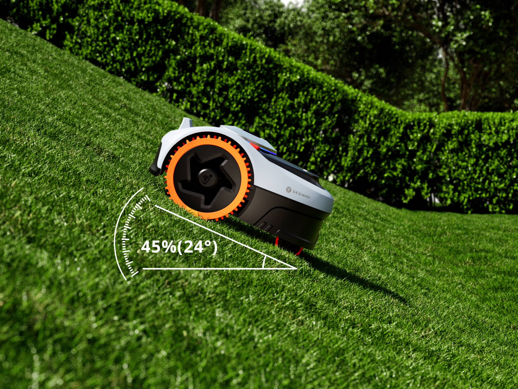 Segway Navimow i206E AWD robottiruohonleikkuri maessa