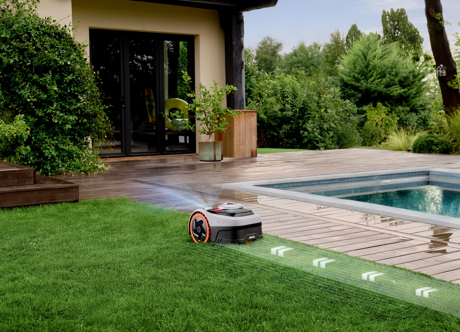 Segway Navimow i210E AWD robottiruohonleikkuri automapping