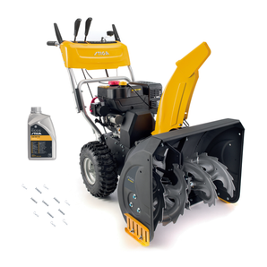 Stiga ST 4262 P lumilinko sähköstartilla + tarvikkeet