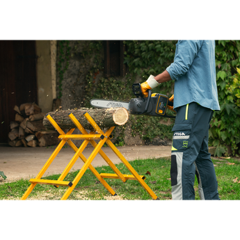 Stiga CS 700e Kit Akkusaha Käytössä